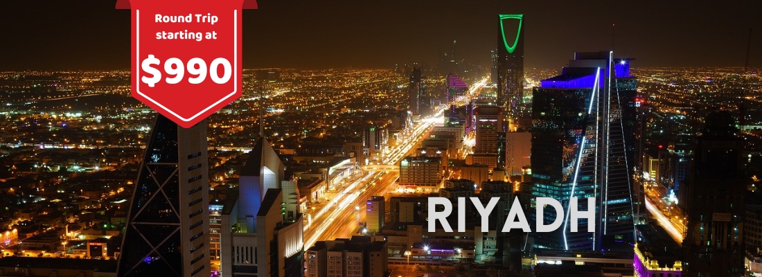 Round Trip to Riyadh Starting at $990