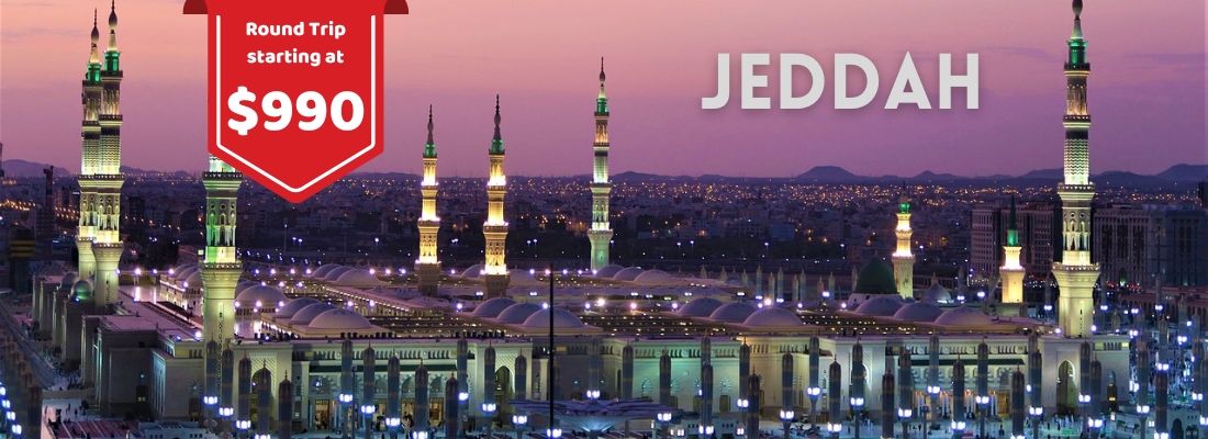 Round Trip to Jeddah Starting at $990