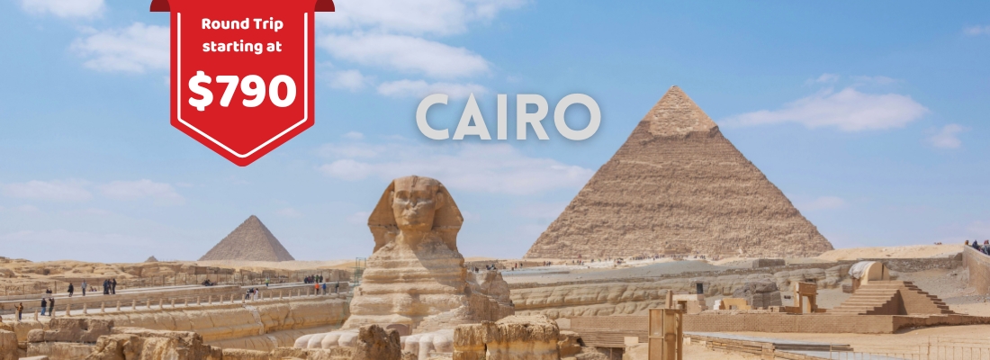 Round Trip to Cairo Starting at $790