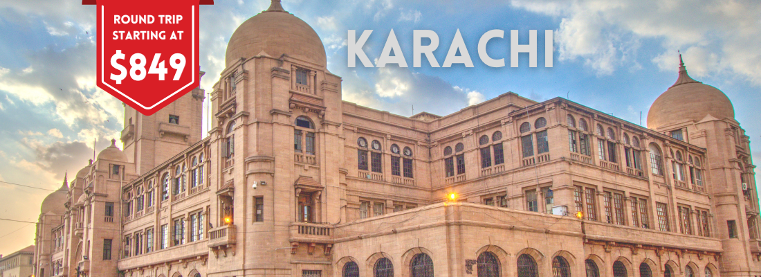Round Trip to Karachi Starting at $849